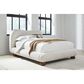 Urban Home Anansi Afra Eastern King Upholstered Headboard in Chinchilla, , large
