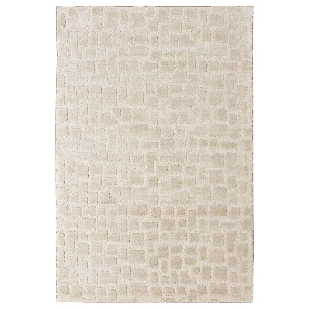 Central Oriental Stonington Aster 5" x 7"6" Coconut and Lace Area Rug, , large