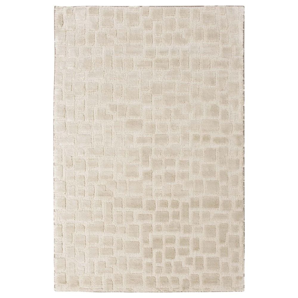 Central Oriental Stonington Aster 5" x 7"6" Coconut and Lace Area Rug, , large