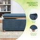 Valor Living Sahara Storage Bench in Blue, , large