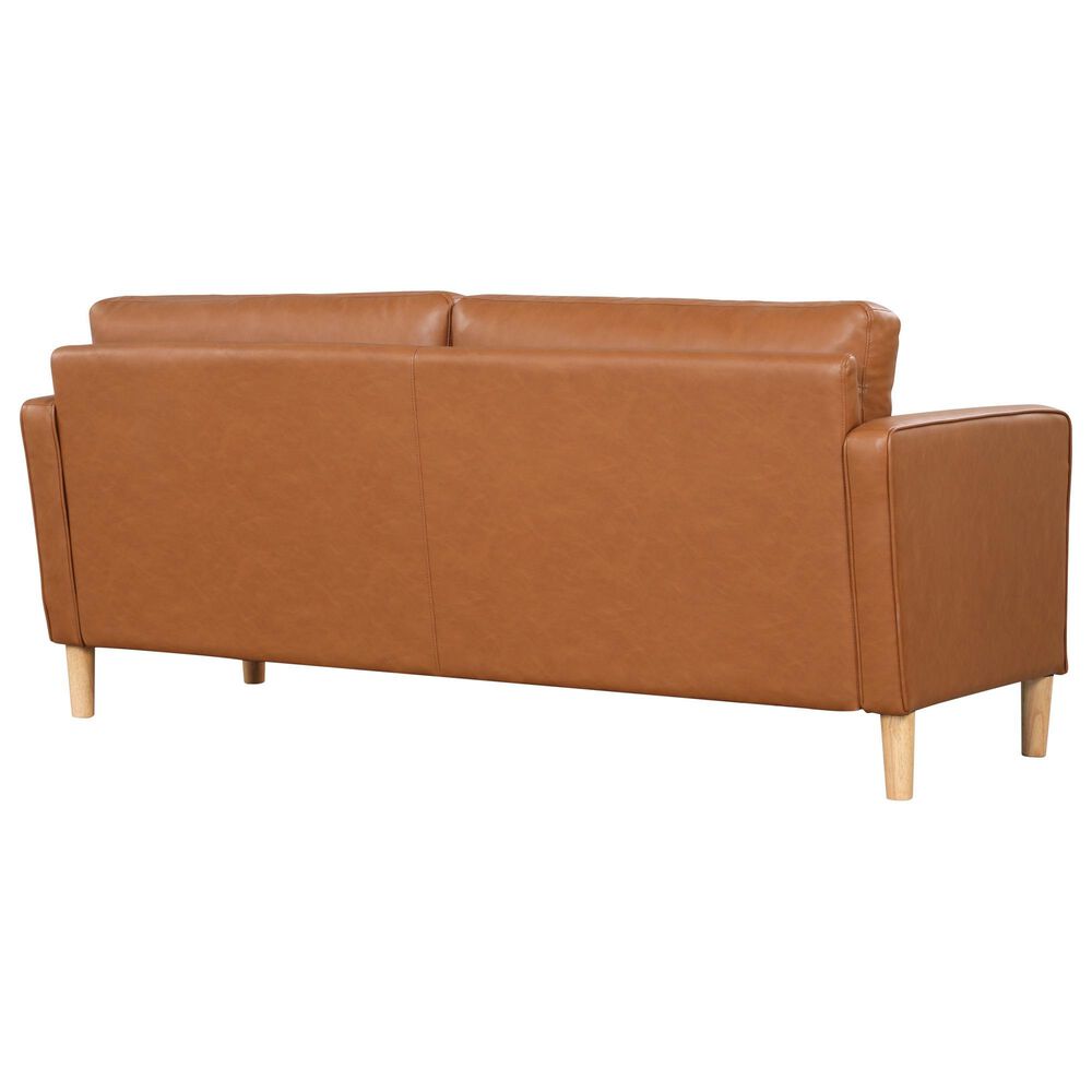 Lifestyle Solutions Langford Stationary Sofa in Caramel, , large