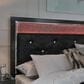 Ashley Kaydell 3-Piece Queen Upholstered Bed Set in Black and Dark Gray, , large
