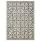 Oriental Weavers Echo Ivory and Blue 9"10" x 12"10" Area Rug, , large