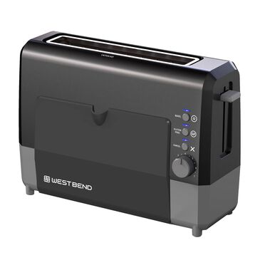 West Bend QuikServe 2-Slice Toaster with Extra Wide Slots in Black, , large