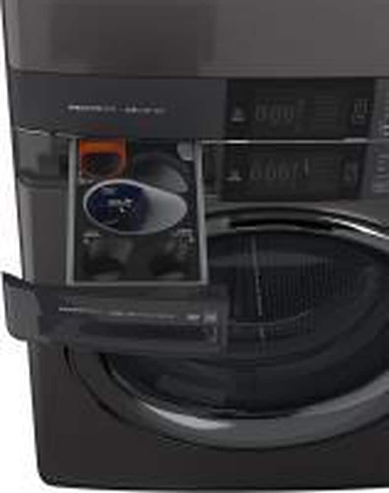 Electrolux 4.5 Cu. Ft. Washer and 8.0 Cu. Ft. Electric Dryer Stack Laundry in Titanium, , large