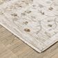 Oriental Weavers Avalon Ivory and Beige 3"2" x 5"Area Rug, , large