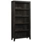 Sauder Dakota Pass 5-Shelf Bookcase in Char Pine, , large