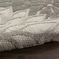 Nourison Aloha 6" x 9" Silver and Grey Indoor/Outdoor Area Rug, , large