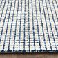 L&R Resources Criss Cross Navy and Ivory 7"9" x 9"9" Area Rug, , large