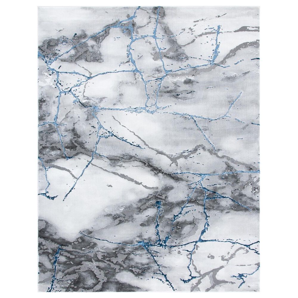 Safavieh Craft 9" x 12" Ivory Grey and Blue Area Rug, , large