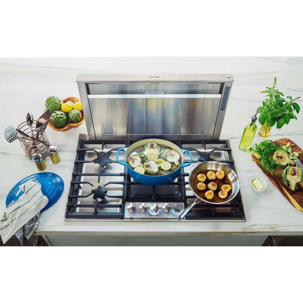 Thermador 36&quot; Masterpiece Star Burner Gas Cooktop, ExtraLow Select - Stainless Steel, , large