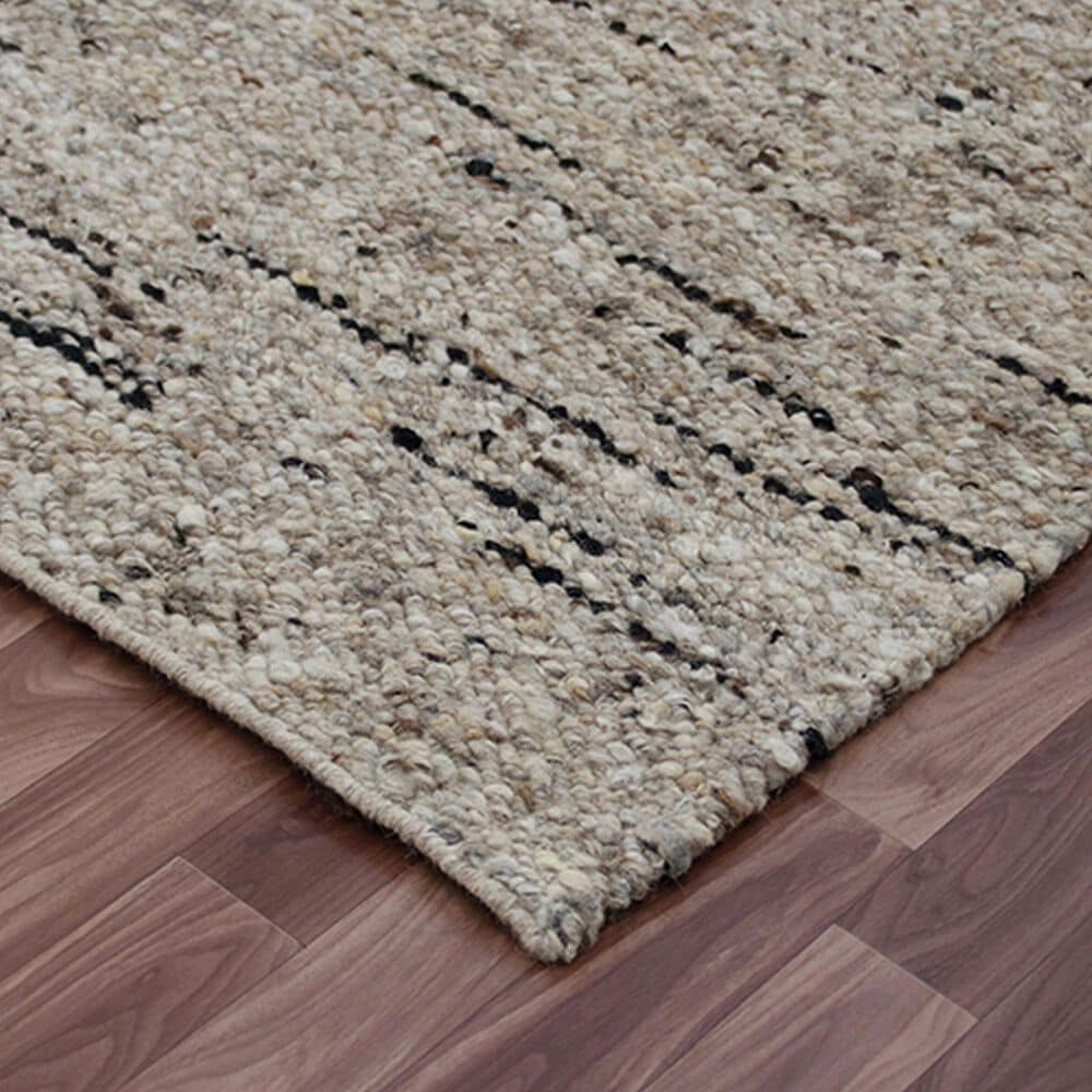 L&amp;R Resources Kingston Abstract 5&#39; x 7&#39;9&quot; White and Black Area Rug, , large