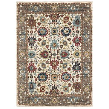 Karastan Spice Market 91197-70033 3"5" x 5"5" Musi Cream Area Rug, , large