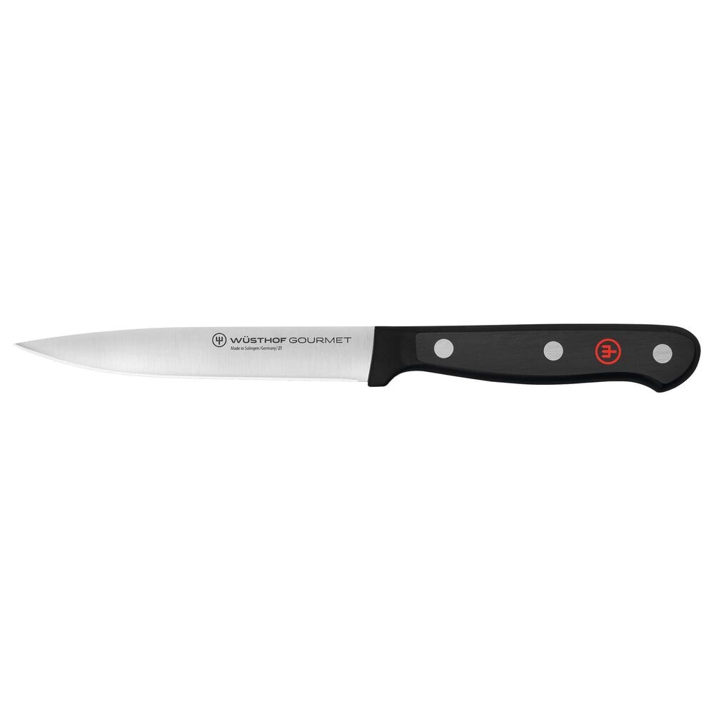 Wusthof Gourmet 4.5" Utility Knife in Stainless Steel and Black, , large