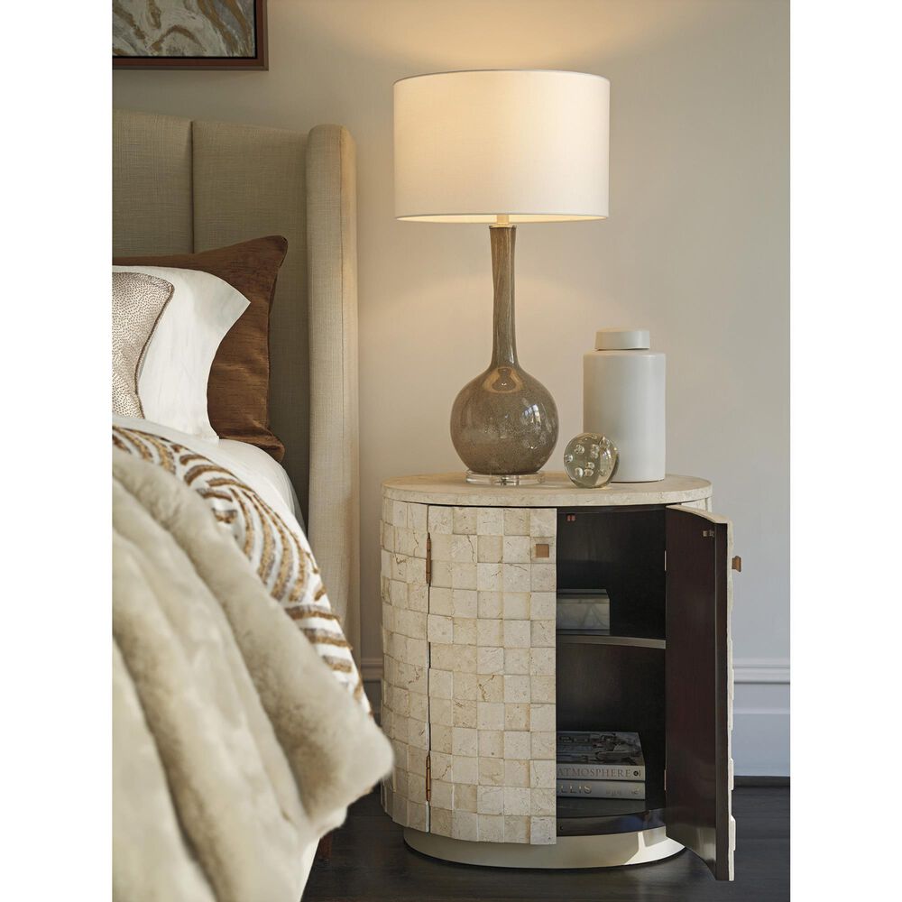 Lexington Home Brands Rendevous Albion 2-Door Nightstand in Bulgari Beige, , large