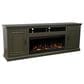 Legends Home Kensington 86" Fireplace Console with Fireplace Insert in Shadow Grove, , large