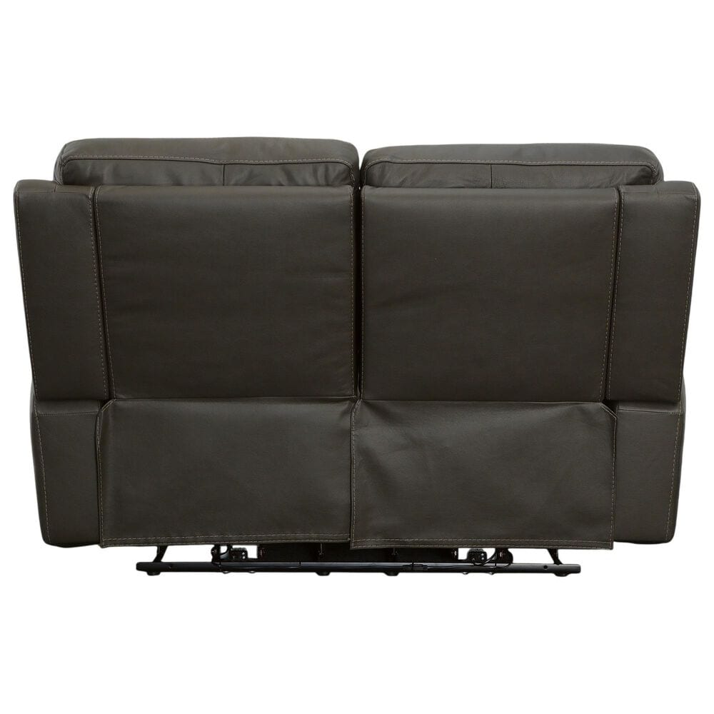 Flexsteel Jarvis Power Reclining Loveseat with Headrests in Mica, , large