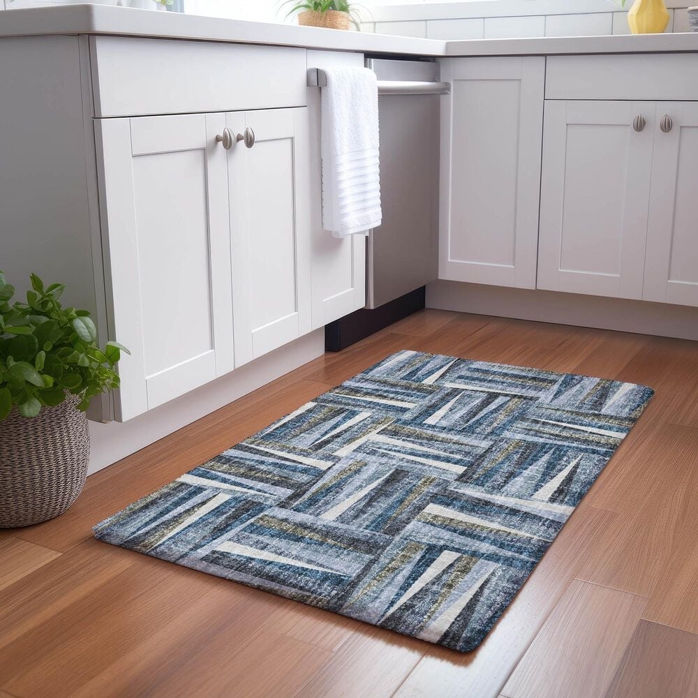 Dalyn Rug Company Lorenzo LN2 Denim 2&#39;6&quot; x 3&#39;10&quot; Area Rug, , large