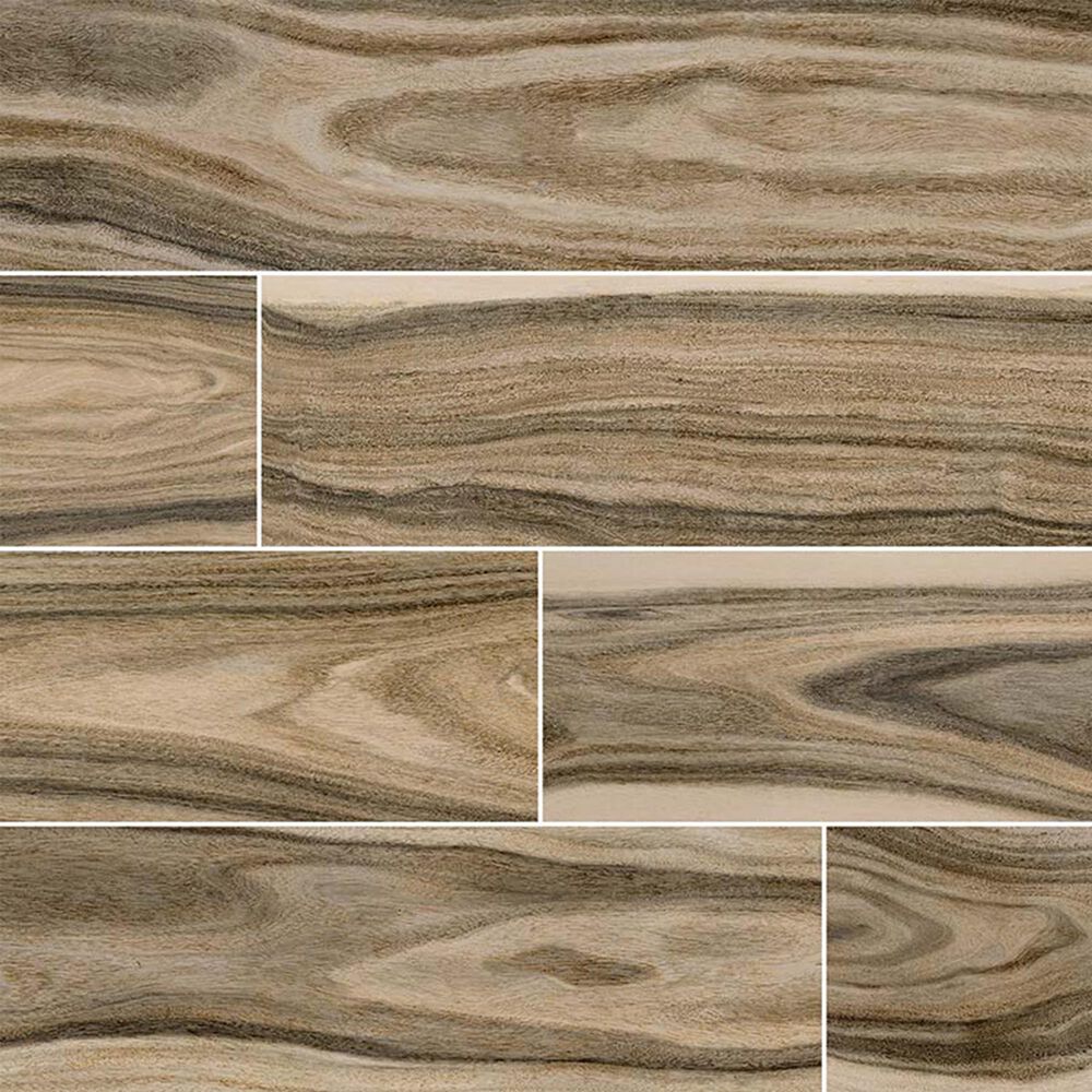 MS International Dellano Deep Bark 8" x 48" Porcelain Tile, , large