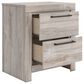 Ashley Broachmyn King Bed with Dresser and Nightstand in Light Gray, , large