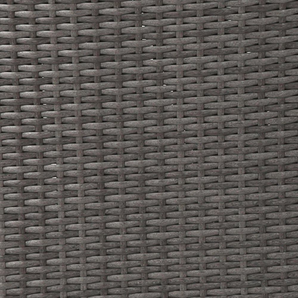 Hearth and Haven Antibes Outdoor Rattan Dining Chair in Grey and Silver &#40;Set of 2&#41;, , large
