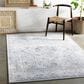 Surya Aisha AIS-2318 12" x 15" Charcoal, Gray, Off-White and Dark Blue Area Rug, , large