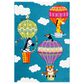Safavieh Carousel 8" x 10" Blue and Green Kids  Area Rug, , large