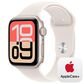 Apple Watch SE 3 (GPS) 44mm Aluminum Case with Sport Band - S/M in Starlight and 2-Year AppleCare+, , large