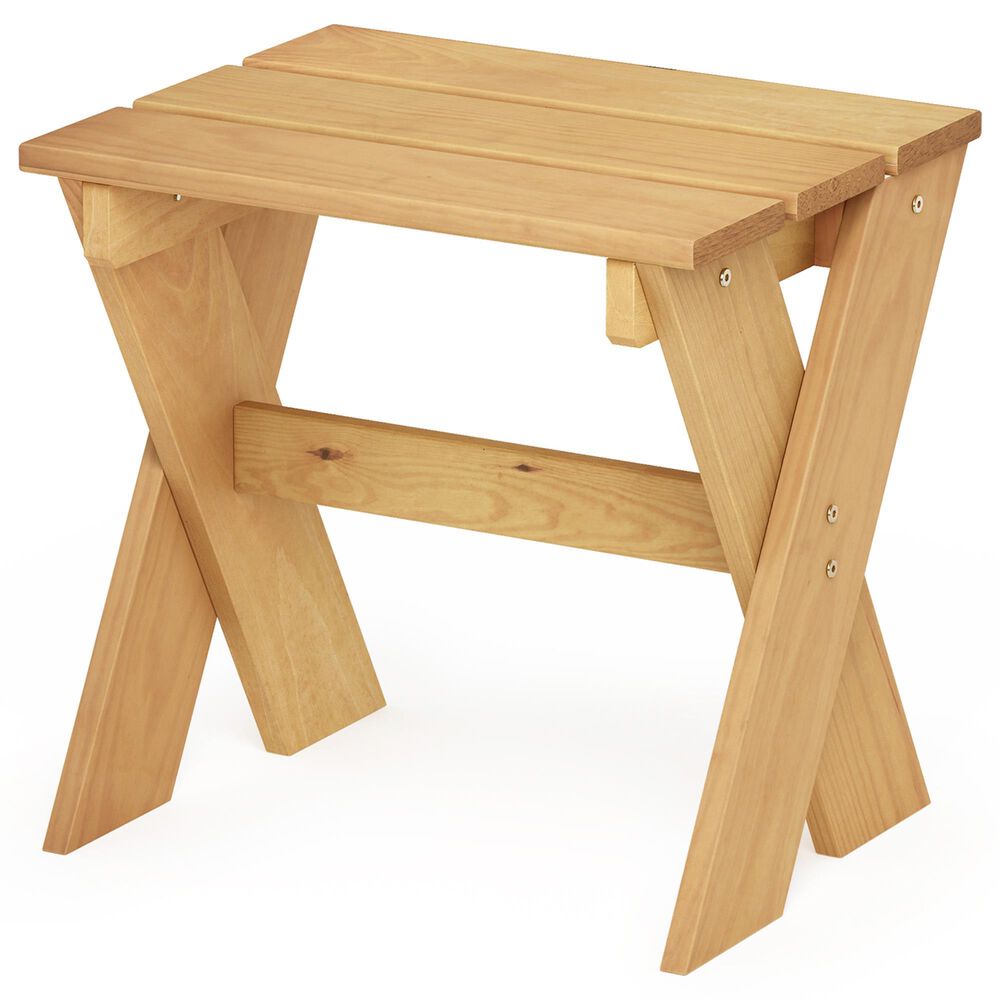 HOMLUX Patio End Table in Pine, , large