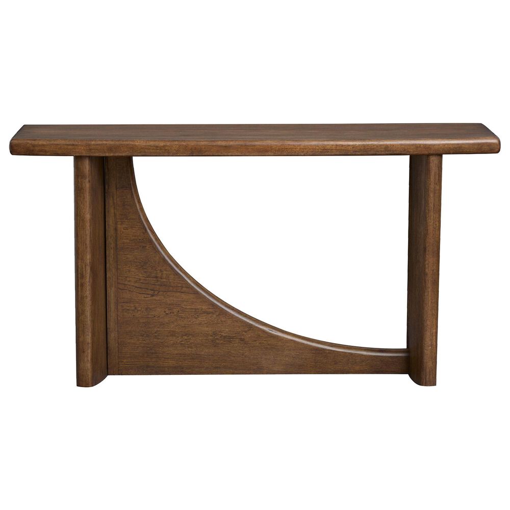 Nicolette Home Phoebe Rectangular Sofa Table in Sienna Brown, , large