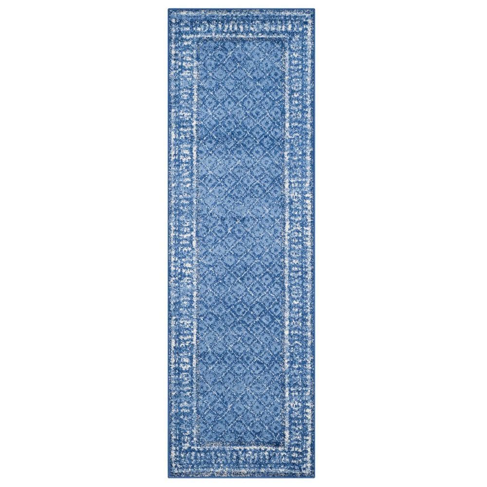 Safavieh Adirondack ADR110F-214 2"6" x 14" Light Blue/Dark Blue Runner, , large