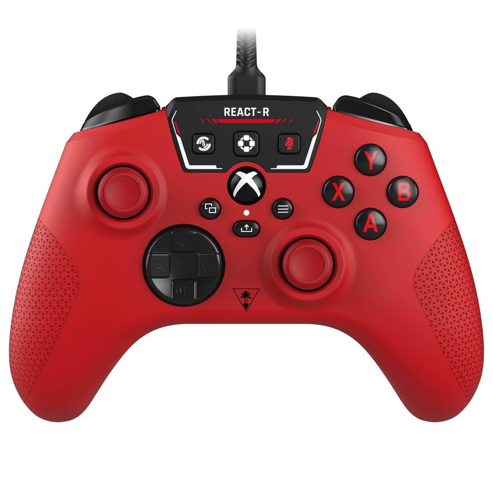 Turtle Beach REACT-R Wired Gaming Controller for Xbox Series X|S/Xbox One in Red, , large