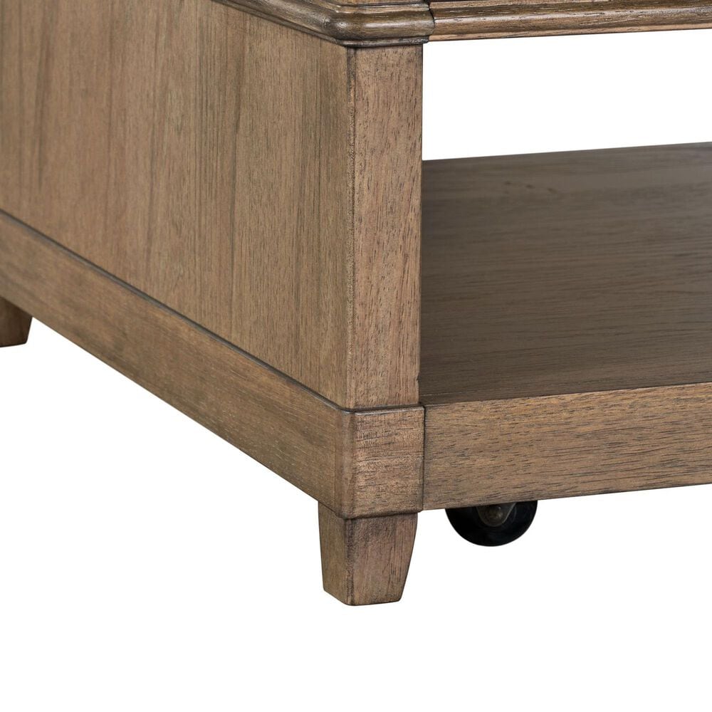 Belle Furnishings Artisan Home Rectangular Cocktail Table in Sienna Stone, , large