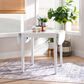 Linon Home Decor Torino Drop Leaf Dining Table in White - Table Only, , large