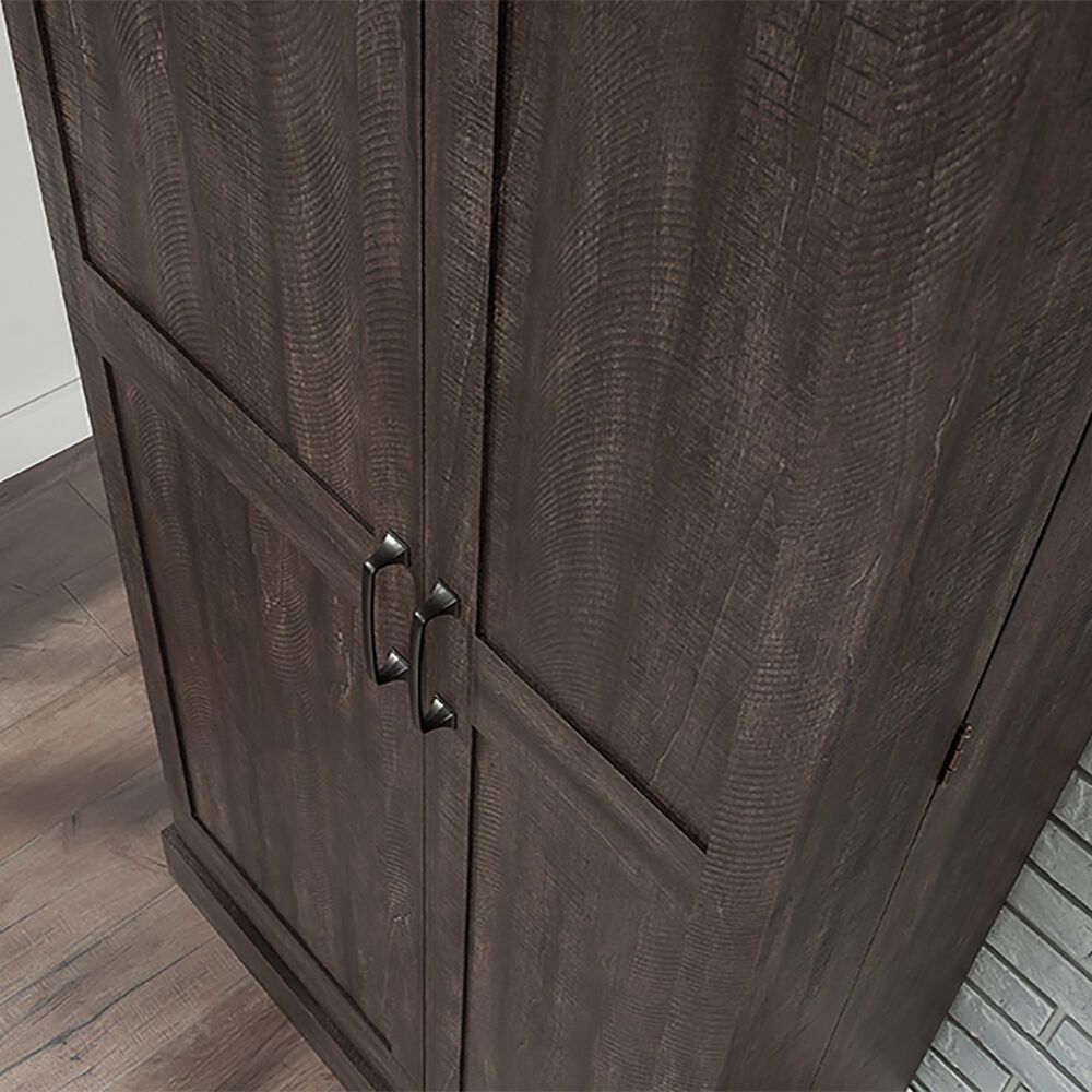 Sauder TwoDoor Storage in Blade Walnut NFM