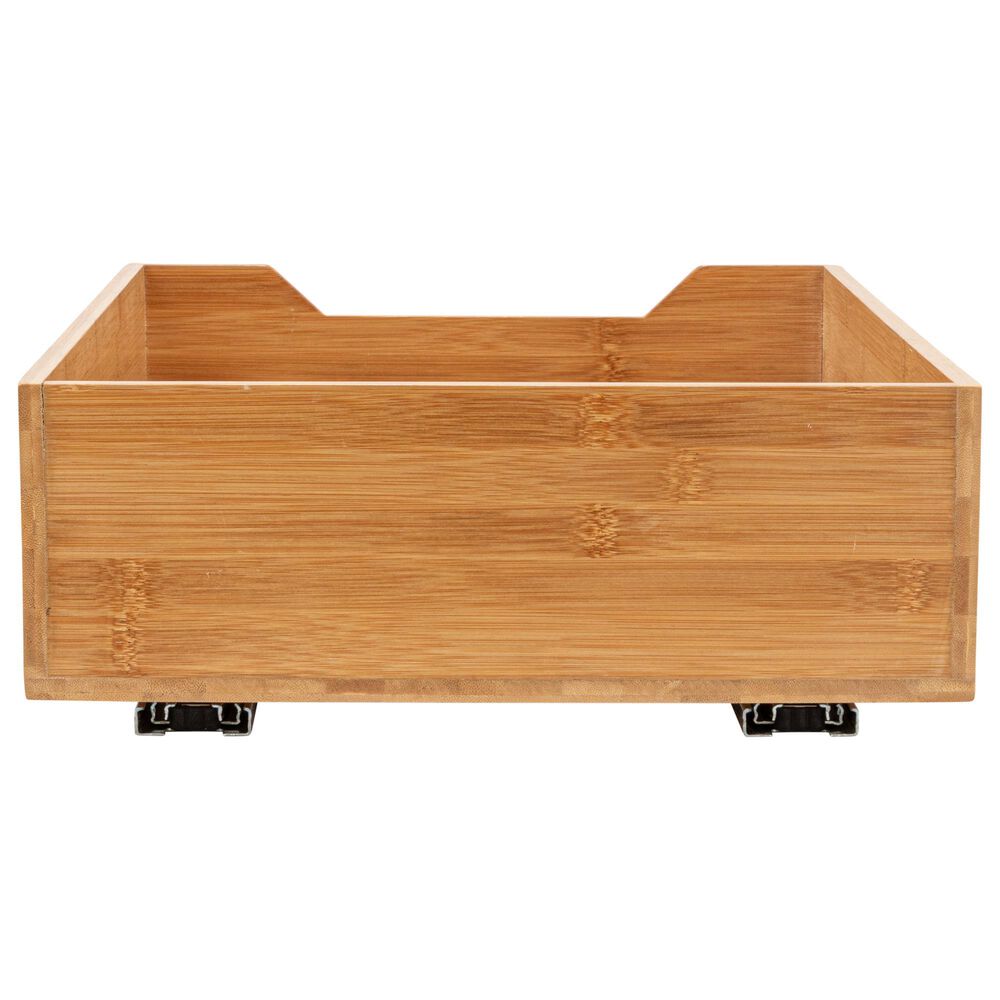 Household Essentials Glidez 14" 1-Tier Pull-Out/Slide-Out Storage Organizer for Under Cabinet Use in Natural, , large