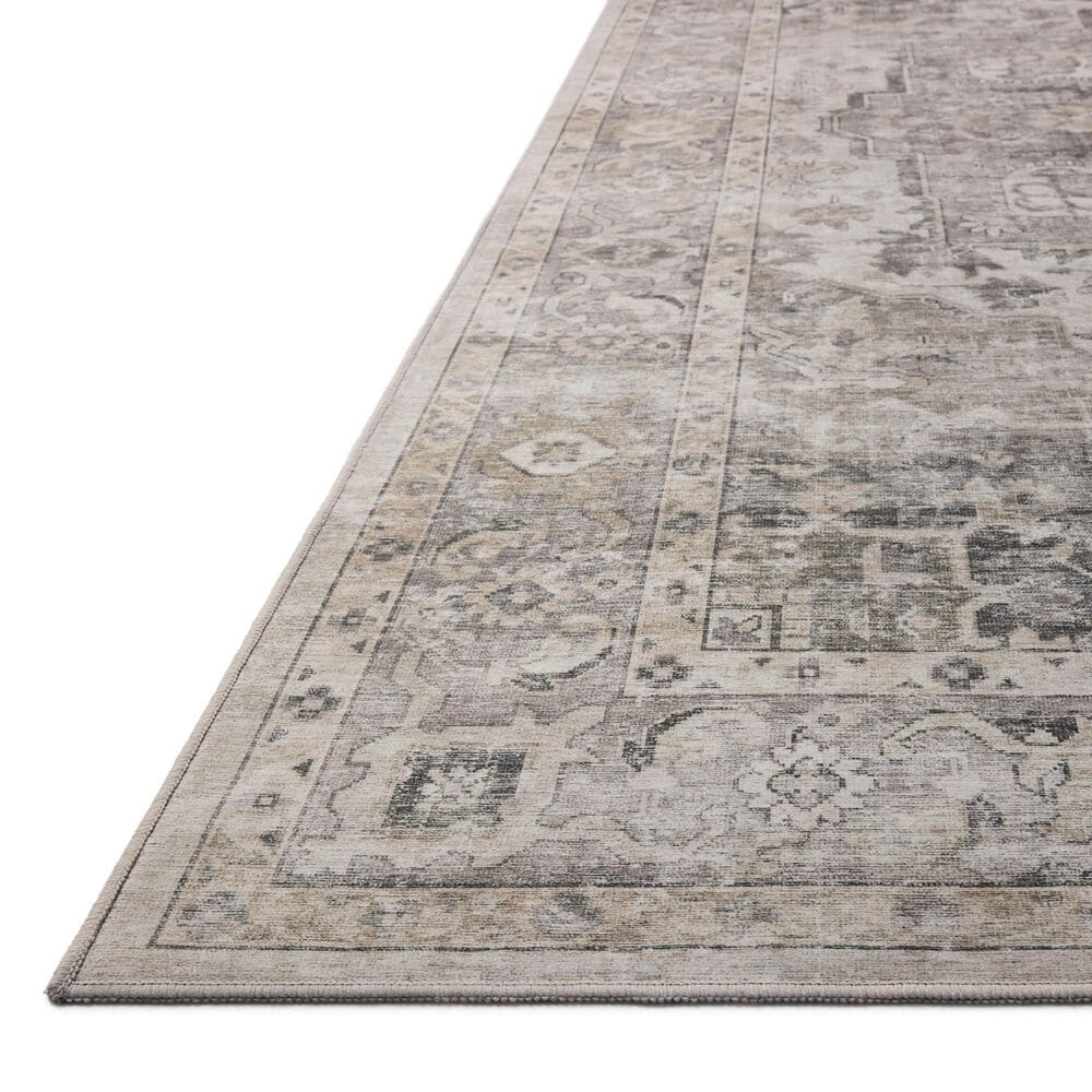 Amber Lewis x Loloi Josie 2&#39;6&quot; x 12&#39; Silver and Natural Runner, , large