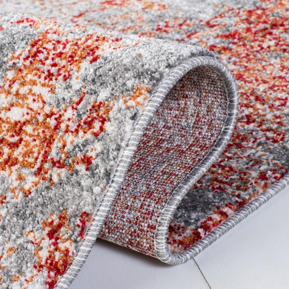 Safavieh Aston 8&#39; x 10&#39; Red and Grey Area Rug, , large