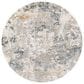 Surya Aisha 6"7" Round Charcoal, Gray, Light Gray and Mustard Area Rug, , large