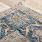 RIZZY Centra Gray and Blue 3" x 10" Runner, , large