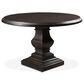 Home Trends & Design Nimes 48" Round Dining Table in Vintage Brown - Table Only, , large