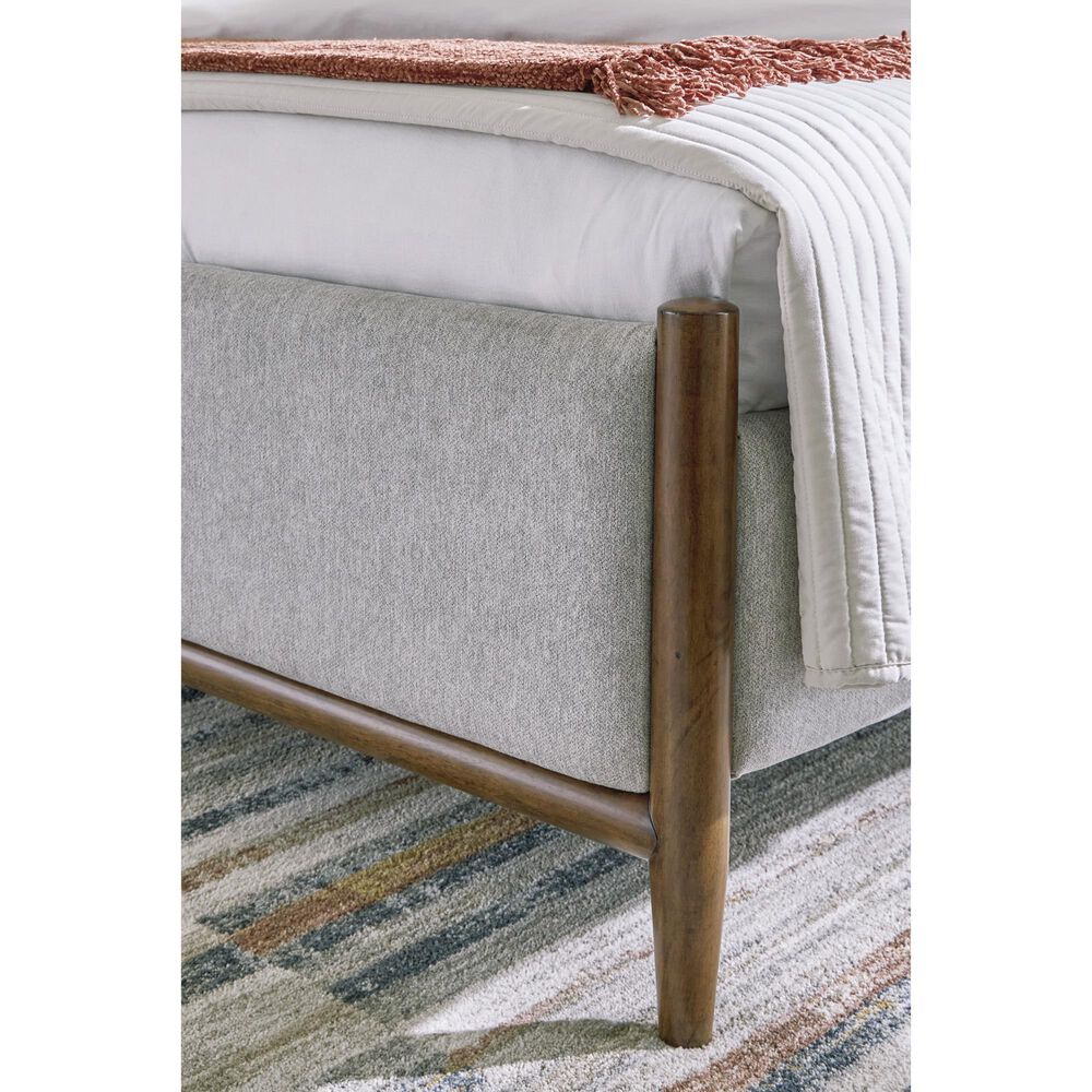 Ashley Lyncott King Panel Bed in Brown, , large