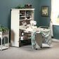 Sauder Harbor View Craft Armoire in Antique White, , large