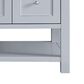 James Martin Vanities Breckenridge 60" Single Bathroom Vanity in Serenity Blue with 3 cm Eternal Jasmine Pearl Quartz Top, Rectangular Sink and FreePower Wireless Charger, , large