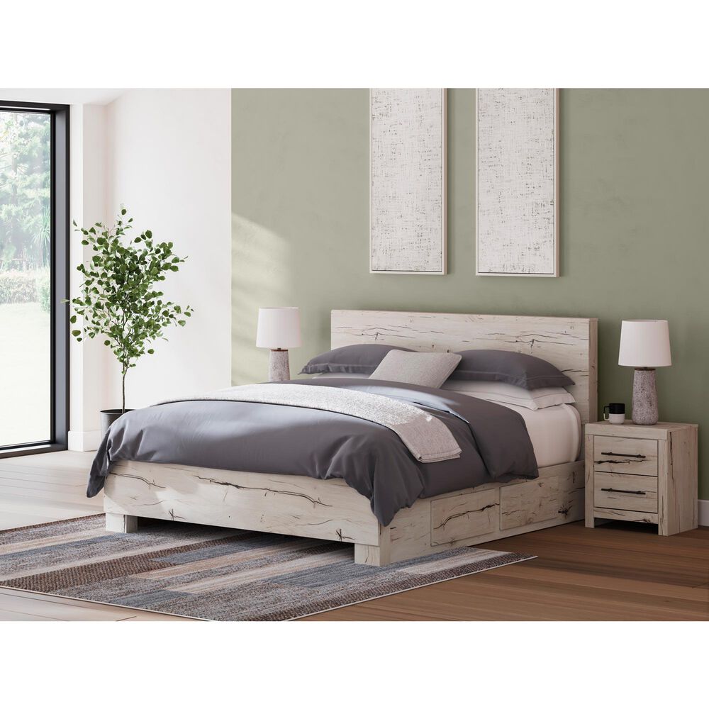 Ashley Lawroy King Panel Headboard in Light Natural, , large