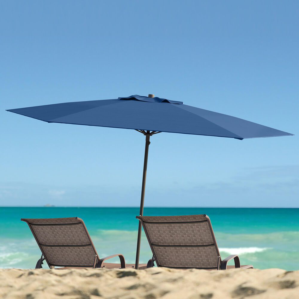 CorLiving 7.5' UV & Wind Resistant Umbrella in Cobalt Blue, , large
