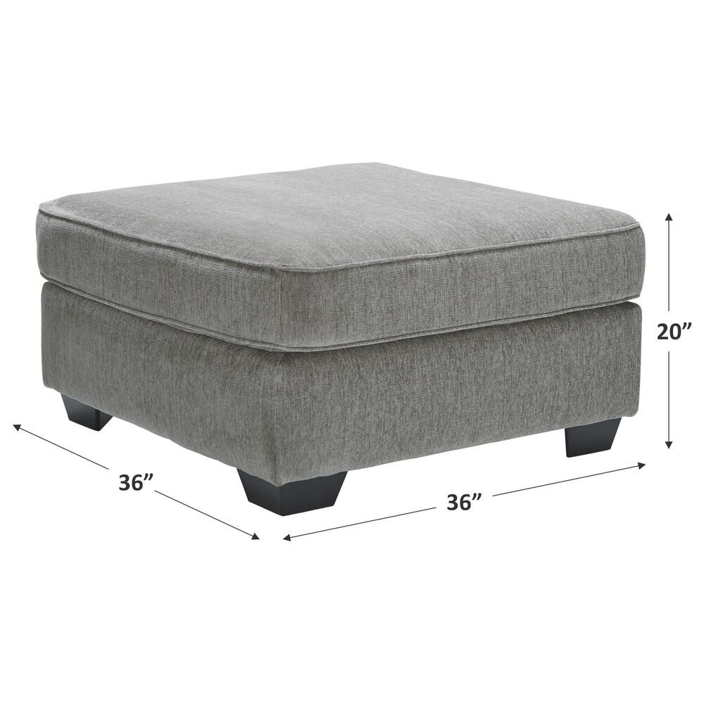Ashley Altari Oversized Accent Ottoman in Alloy, , large