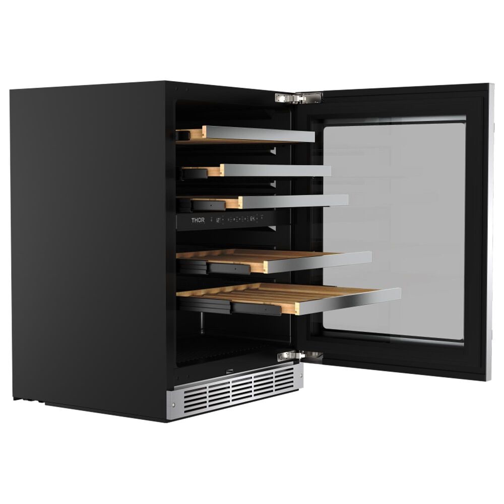 Thor Kitchen 24" Undercounter Dual Zone Wine Cooler in Stainless Steel, , large