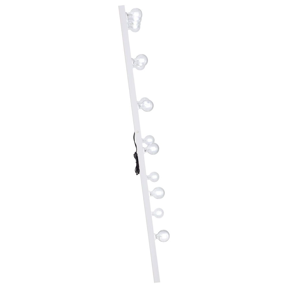 Coaster Zayan Floor Mirror in White Gloss, , large