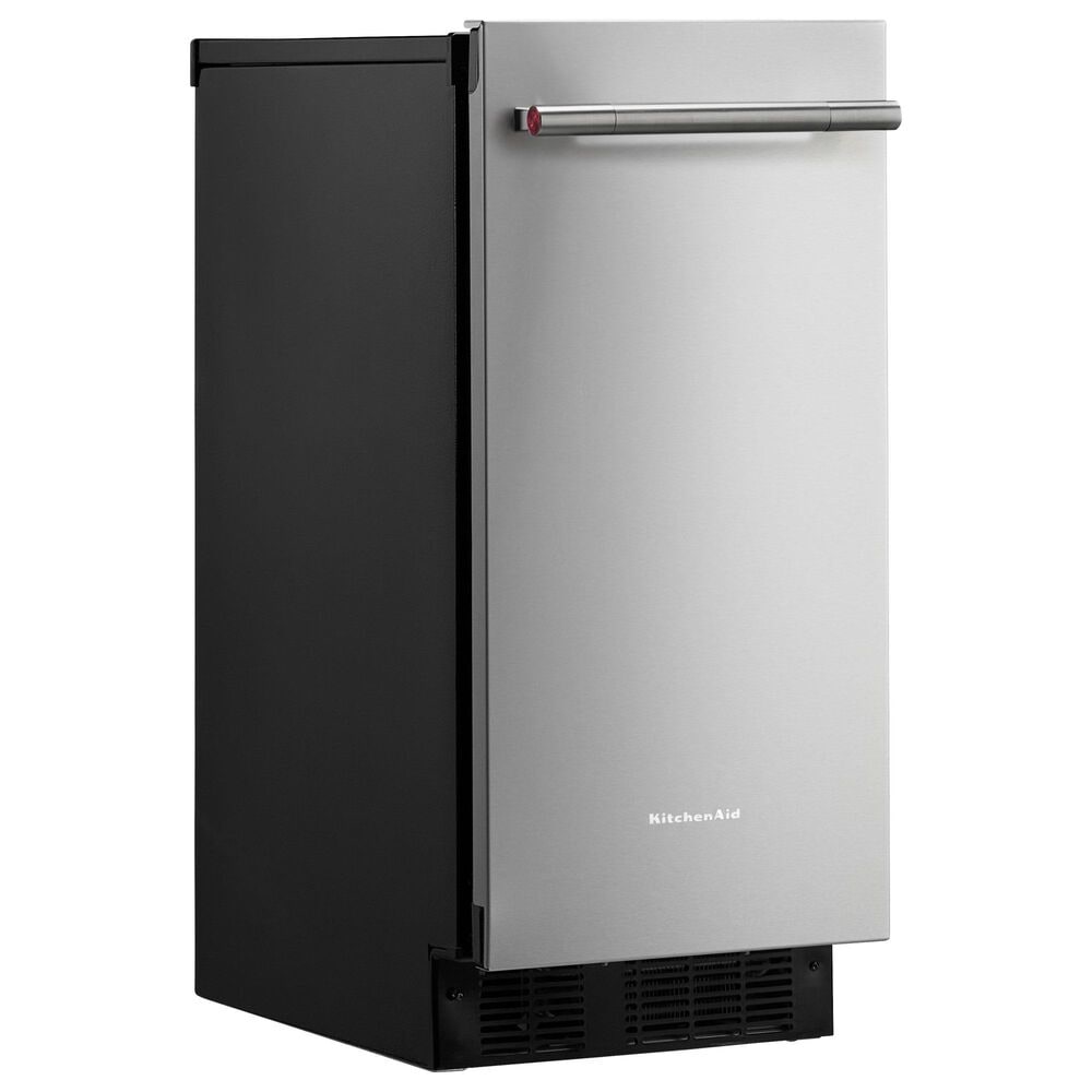 KitchenAid 15&#39;&#39; Automatic Ice Maker in PrintShield Stainless, , large